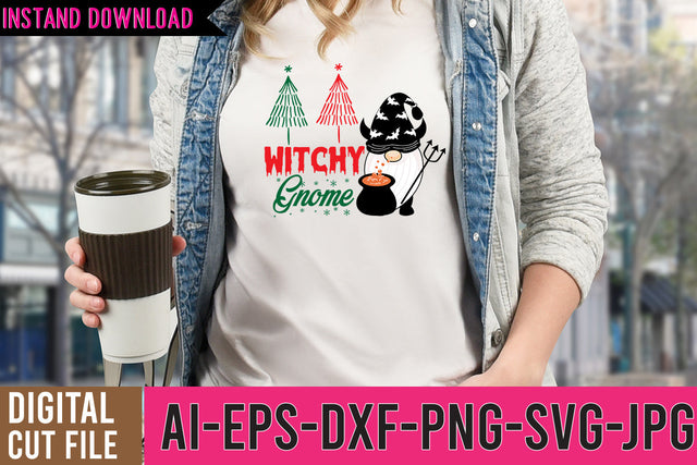 Witchy Gnome SVG Quotes SVG BlackCatsMedia 