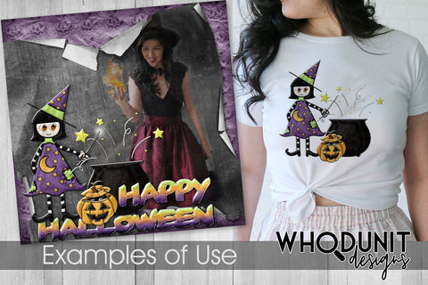 Witchy Hour Happy Halloween SVG Whodunit Designs 