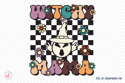 Witchy Mama - Halloween Witch Sublimation Sublimation CraftLabSVG 
