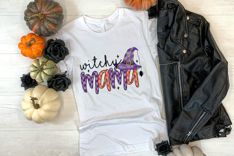 Witchy Mama - Halloween Witch Sublimation Sublimation CraftLabSVG 
