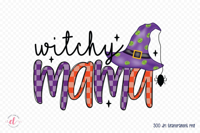 Witchy Mama - Halloween Witch Sublimation Sublimation CraftLabSVG 
