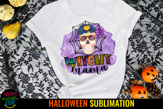 Witchy Mama Sublimation I Halloween Sublimation Designs Sublimation Happy Printables Club 
