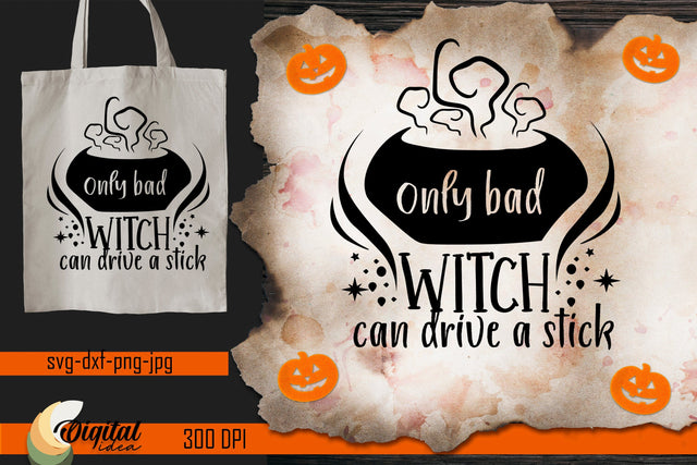 Witchy Mood. Witch Halloween Quote SVG. Spooky Design. SVG Evgenyia Guschina 
