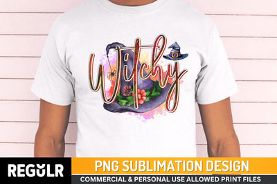 Witchy Sublimation PNG, Halloween Sublimation Design Sublimation Regulrcrative 