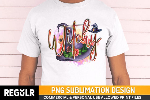 Witchy Sublimation PNG, Halloween Sublimation Design Sublimation Regulrcrative 