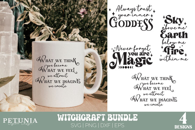 Witchy SVG Bundle | Motivational SVG SVG Petunia Digital Design 