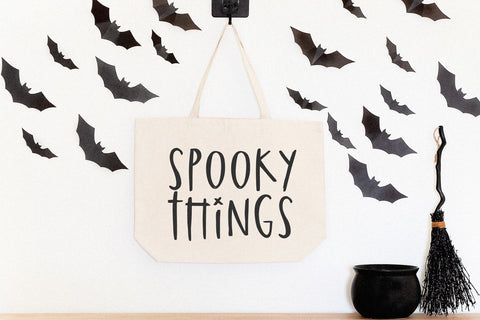 Witchy Vibes - Spooky Halloween Font Font KA Designs 