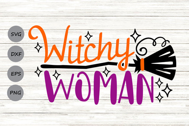 Witchy Woman| Halloween Witch SVG Cutting Files. SVG CosmosFineArt 