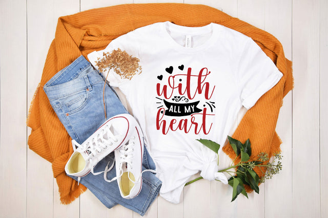 with all my heart SVG SVGista 