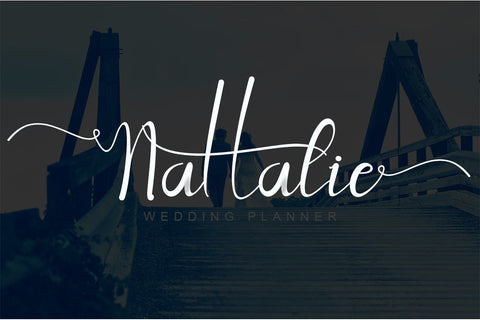 With Danilla Font Prasetya Letter 