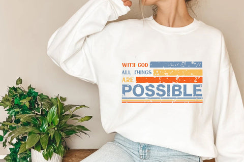 With God All Things Are Possible Christian Sublimation Sublimation Jagonath Roy 