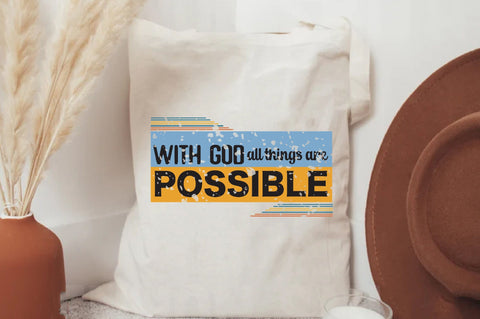 With God All Things Are Possible Christian Sublimation Vol-1 Sublimation Jagonath Roy 