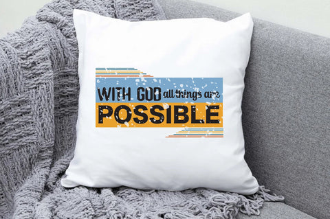 With God All Things Are Possible Christian Sublimation Vol-1 Sublimation Jagonath Roy 