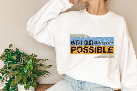 With God All Things Are Possible Christian Sublimation Vol-1 Sublimation Jagonath Roy 