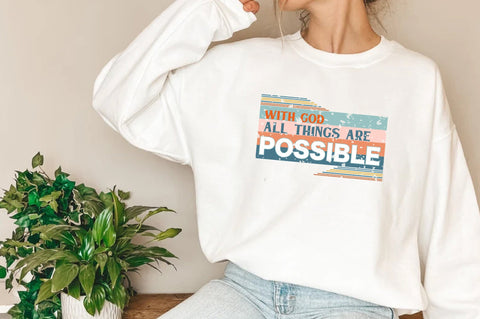 With God All Things Are Possible Christian Sublimation Vol-2 Sublimation Jagonath Roy 