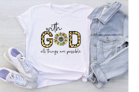 With God All Things Are Possible Embroidery/Applique DESIGNS Creativeart88 