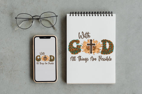 With God All Things Are Possible PNG Sublimation Jagonath Roy 