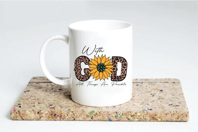 With God All Things Are Possible Sublimation Creativeart88 