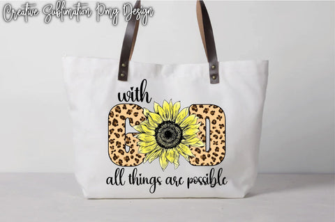 With God All Things Are Possible Sublimation Creativeart88 