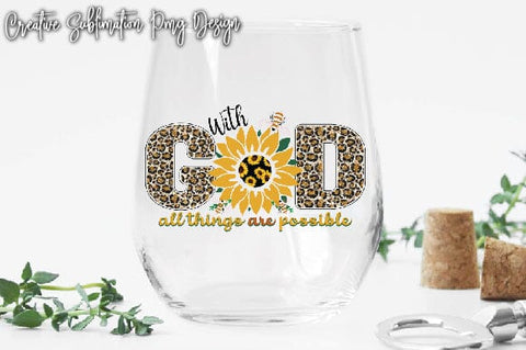 With God All Things Are Possible Sublimation Creativeart88 
