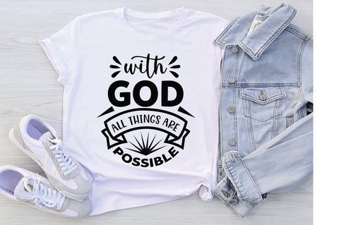 With God All Things Are Possible SVG SVG Creativeart88 
