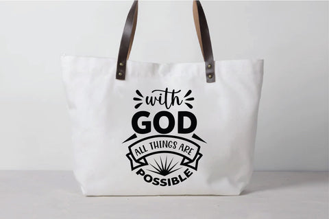 With God All Things Are Possible SVG SVG Creativeart88 