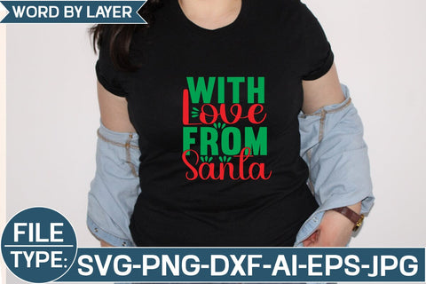 With Love from Santa SVG Cut File SVG Studio Innate 