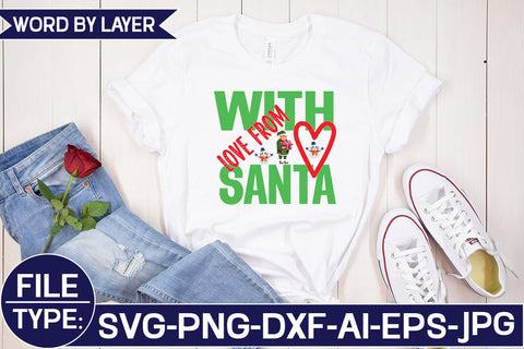 With Love from Santa SVG Cut File SVG Studio Innate 
