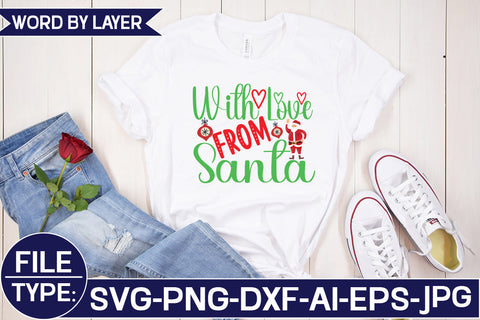 With Love from Santa SVG Cut File SVG Studio Innate 