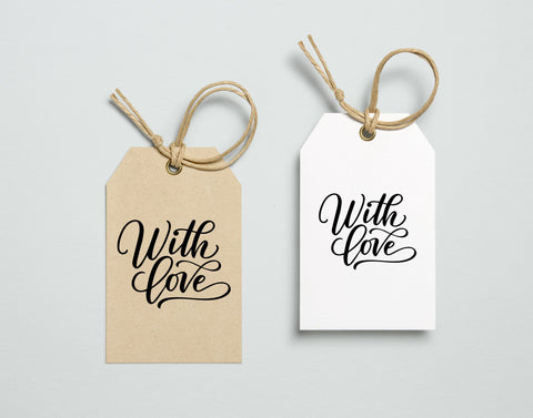 With Love SVG, Hand Lettered SVG SVG Cerebrations 