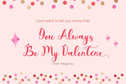 With Lovely Font Prasetya Letter 