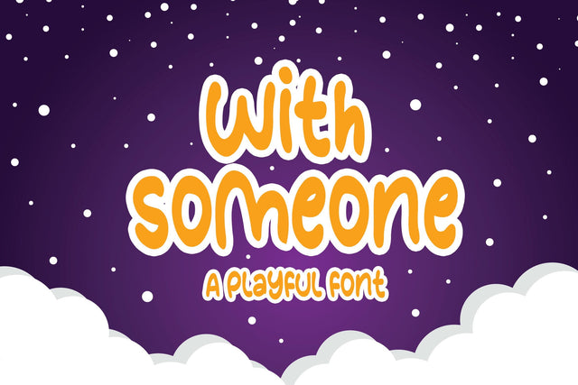 With Someone Font LetterdayStudio 