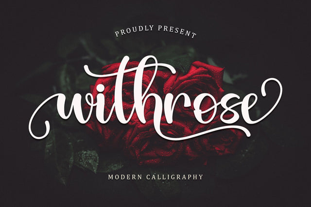 Withrose Font Sakha Design Studio 