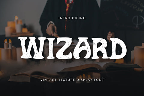 Wizard - Display Font Font Alpaprana Studio 