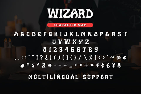 Wizard - Display Font Font Alpaprana Studio 