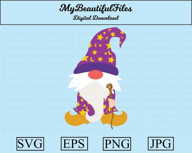 wizard gnome SVG MyBeautifulFiles 