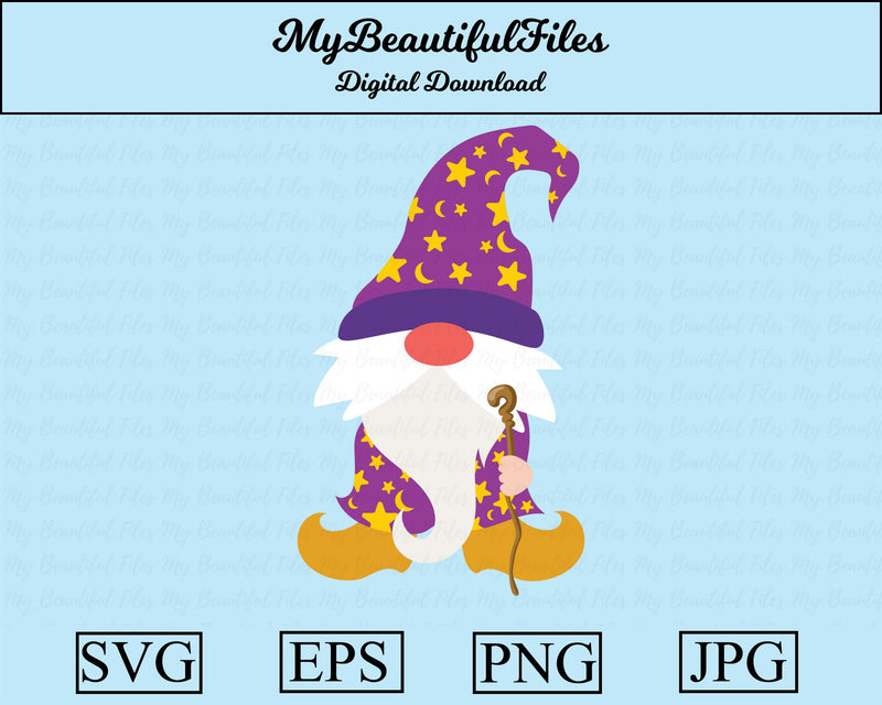 wizard gnome SVG MyBeautifulFiles 