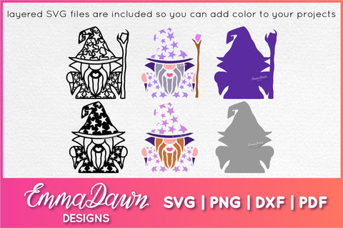 Wizard SVG Bundle SVG Emma Dawn Designs 