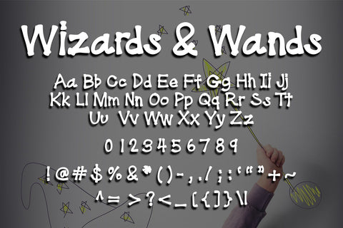 Wizards & Wands Font Design Shark 