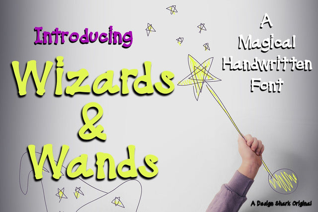 Wizards & Wands Font Design Shark