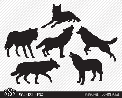 Wolf Bundle | Outdoor SVG SVG Texas Southern Cuts 