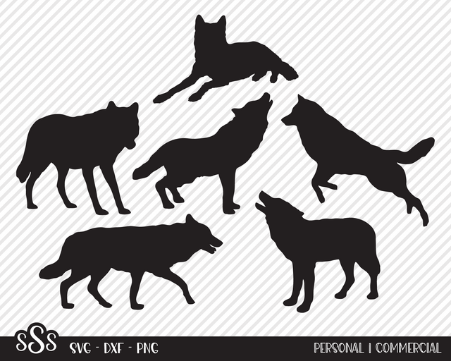 Wolf Bundle | Outdoor SVG SVG Texas Southern Cuts 