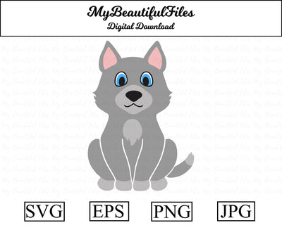 Wolf Clipart SVG MyBeautifulFiles 