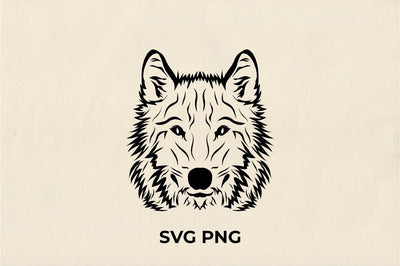 Wolf Face SVG 2 SVG Masyafi Studio 