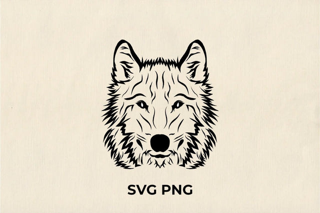 Wolf Face SVG 2 SVG Masyafi Studio 