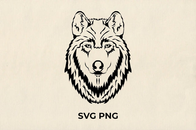 Wolf Face SVG SVG Masyafi Studio 