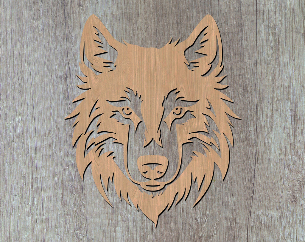 Wolf Laser SVG Cut File, Wolf Glowforge File, Wolf DXF, Wolf Wall Art ...