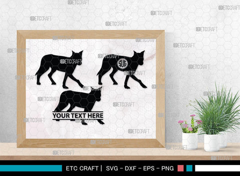 Wolf Monogram, Wolf Silhouette, Wolf SVG, Growling Wolf Svg, Howling Wolf Svg, Wolf Head Svg, Wolves Svg, SB00332 SVG ETC Craft 