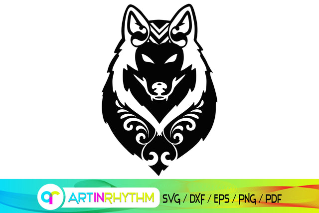 wolf svg SVG Artinrhythm shop 