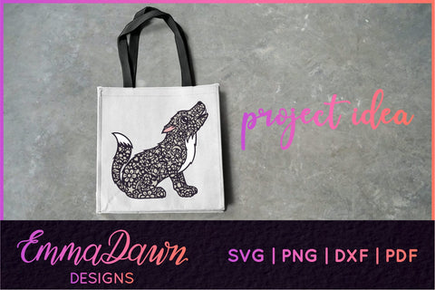 Wolf SVG SVG Emma Dawn Designs 